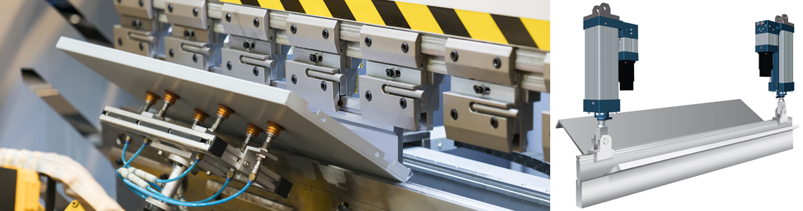 Learn about how Kyntronics SMART Electro-Hydraulic Actuators support folding applications including Metal Fabrication with advanced precision control with SMART Electro-Hydraulic Actuators metal bending and forming equipment using actuators