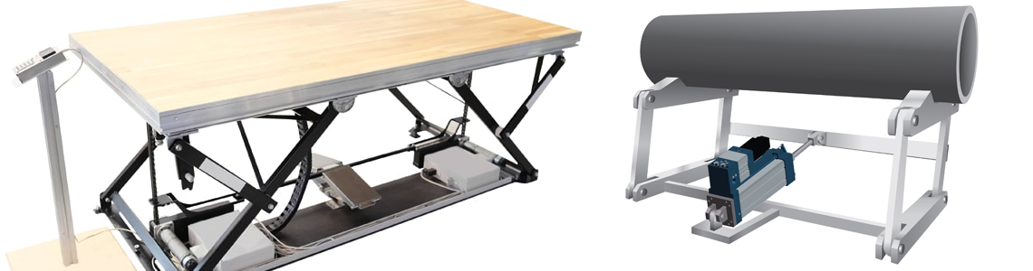 Learn about Kyntronics high precision, high force SMART Electro-Hydraulic Actuators used for handing and positioning applications. material handling equipment using actuators
