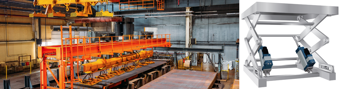 Learn how Kyntronics SMART-Hydraulic Actuator modules meet the demands for lift tables needing high-force and coordinated lifting lifting tables using actuators