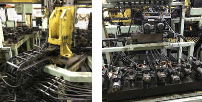 Hydroform Tube Processing Machine before