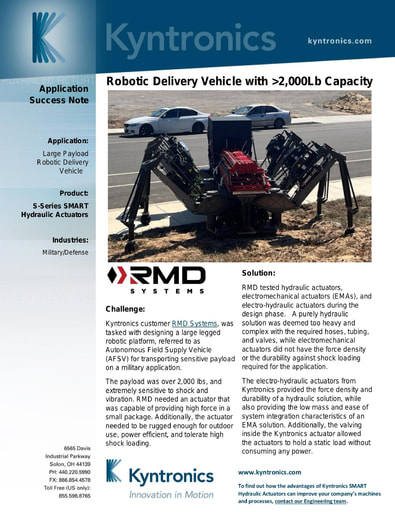Large Payload Robotic Delivery Vehicle
