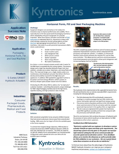 Form Fill and Seal Machine