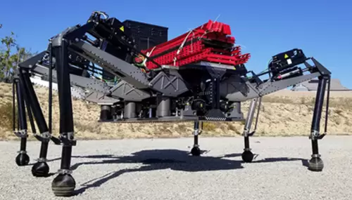 RMD Systems' large robotic delivery vehicle