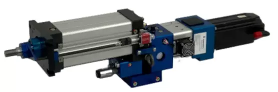 SHA In-Line Configuration rated at 12,000 LBs force with Rockwell Automation servo motor