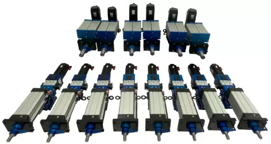14 - Kyntronics SMART Electro-Hydraulic Actuators staged for shipment
